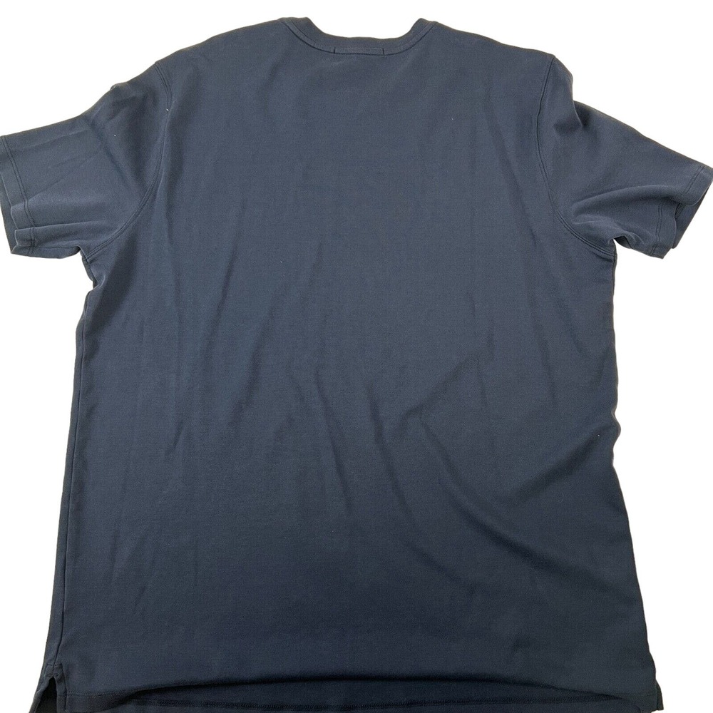 Robert Barakett Georgia Blue Pima‎ Cotton Short Sleeve Pullover Shirt XXL - Picture 6 of 12